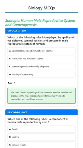 Human Male Reproductive System and Gametogenesis