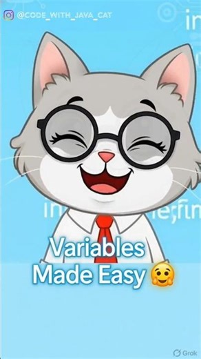 Variables & Data Types in Java Variable = container to store data #java #javaprogramming #shorts