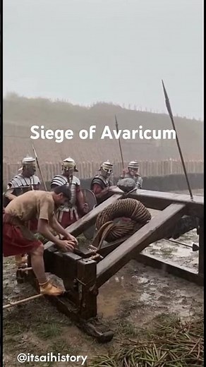 ⚔️ Siege of Avaricum | 52 BC | Real Roman Catapult