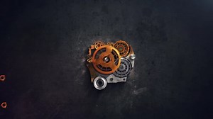 Gears, Logo, Intro. Free Stock Video