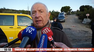 Crash d'hélicoptère au Rove : "On a eu peur qu'il nous tombe dessus" (premiers témoignages) | La Provence
