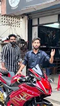 Yamaha R15 V2 – Fully Modified | Nuts & Bolts Shop 🔥 #shorts #trending #viral