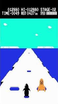 Antarctic Adventure NES: The Infinite Game? 🐧 Spanish Gameplay 2 (Konami's Penguin)