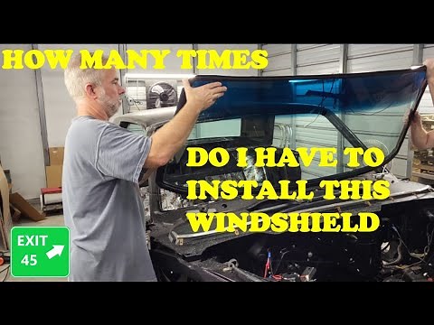 How To Install A Classic Car Windshield