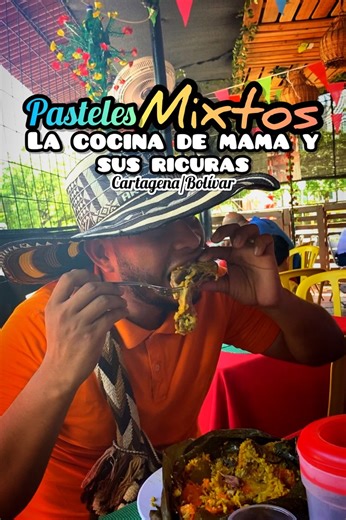 54K views · 2.5K reactions | Nos fuimos a comer los mejores PASTELES MIXTOS en Cartagena, en LA COCINA DE MAMA Y SUS RICURAS Dime con quién irías a probarlos aquí  | Lewis videos | Facebook