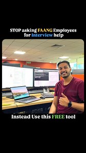 15K views · 533 reactions | STOP asking FAANG Employees for Interview...