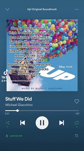 #Pixar #michaelgiacchino #music #soundtrack #UP #fyp #fypsounds #fypchallenge