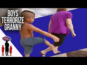 Mom Expects Grandma To Look After Her Violent Boys | Supernanny