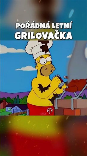 Ta nejlepší LETNÍ GRILOVAČKA | YTP Shorts 349 #Erton #Meme #Simpsonovi #YTP