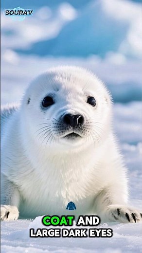 ❄️ The Ice Dancer of the Arctic: Secrets of the Harp Seal 🐬* #ArcticAnimals #WildlifeMagic #animals