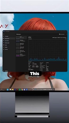 Optimize Windows 11 CPU Usage with ONE Command! ⚡ #shorts #pctips