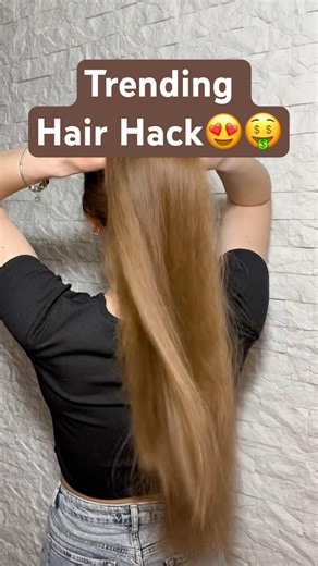 Trending hair hack😍🤭ponytail😎 #hairstyle #hairtutorial #hairhack #shorts #easyhairstyle #ponytail