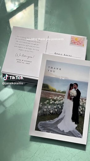 Creative Thank You Postcards for Your Wedding