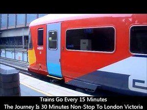 Gatwick Express Train - A Video Diary From North Terminal To London Victoria