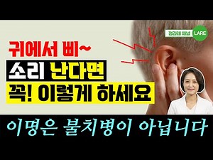 이명, 귀울림 있다면 꼭 이렇게 하세요! 귀에서 소리가 나는 원인과 대처법 [정라레]