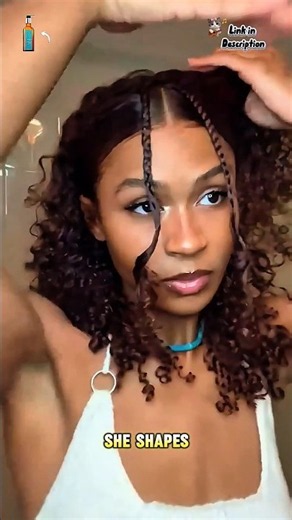 Easy Curly Hair Everyday Hairstyle Tutorial! #hairtransformation #hairinspo #hairtok #fyp