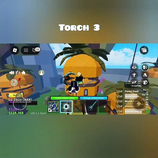 tushita all torch locations #blox fruits #roblox