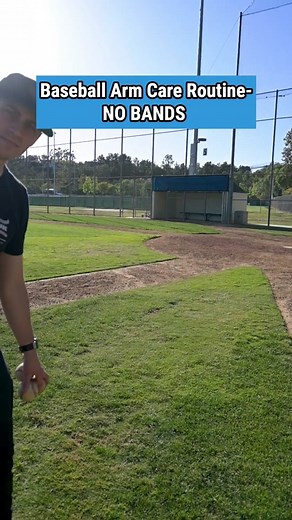 Best baseball arm care routine with no bands - DO THIS EVERY DAY! Build arm strength with this simple arm care routine. You only need 6 baseballs! ⚾️