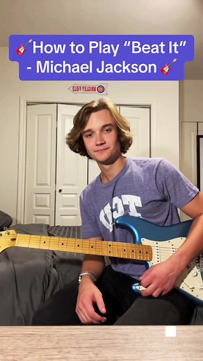 How to Play “Beat It” - Michael Jackson 🎸 #michaeljackson #guitartok #beginnerguitar #guitarlesson #musiciansoftiktok #beatit #fyp #foryou