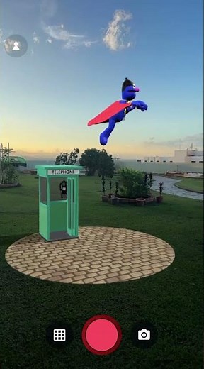 Super Grover #sesamestreet #augmentedreality