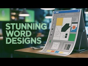 How to make a poster in MS Word