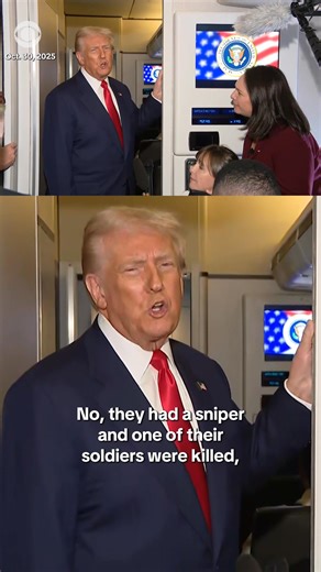 When asked if there is still a ceasefire in place between Israel and Hamas in Gaza, President Trump told CBS News’ Nancy Cordes, “Yeah, it is a ceasefire.” The Israeli military said it had "begun the renewed enforcement of the ceasefire" in Gaza after carrying out airstrikes in the Palestinian territory on Tuesday in response to what it said were Hamas violations of the ceasefire agreement. Israel reported Hamas returned a set of remains that Israel said belonged to a hostage recovered earlier i