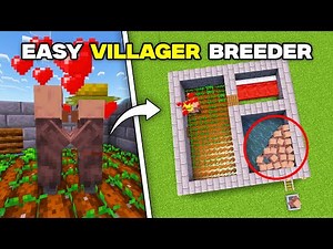 Easiest Villager Breeder in Minecraft 1.21.10+ | New Design