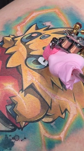 Joltik is such a cute Pokémon. Love this little bubbuh. . . #anime #animetattoo #animetattooartist #pokemon #pokemontattoo #joltik #joltiktattoo #pokeball #pokeballtattoo #tattoo #tattooasmr #asmr #asmrkinda | Find Your Smile