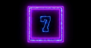 Download Fire countdown on black background for free