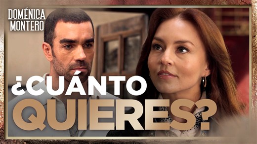 Segura de que todo problema se puede solucionar con dinero, Doménica le hace una propuesta a Luis Fernando para resolver sus problemas y sacarlo de su vida para siempre. #DoménicaMontero’ de lunes a viernes 9:30 p.m. por #LasEstrellas. | Novelas Las Estrellas