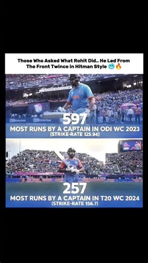 Those Who Asked What Rohit Did.. He Led From The Front Twince in Hitman Style 🥶🔥