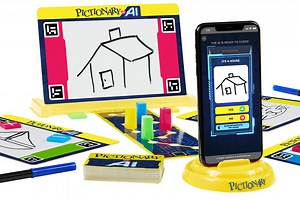 Lo nuevo de Mattel es un juego de mesa con IA que adivina lo que los jugadores están dibujando