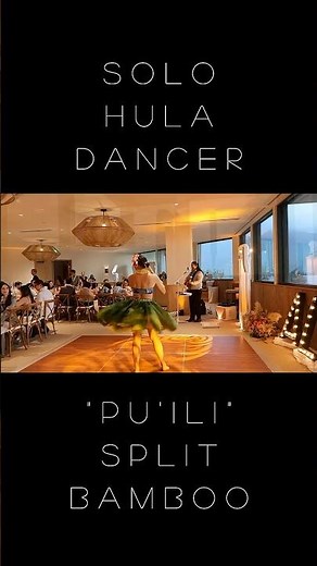 Solo Hula Dancer | Pu'ili Hawaiian Spit Bamboo "Haleakala Hula"