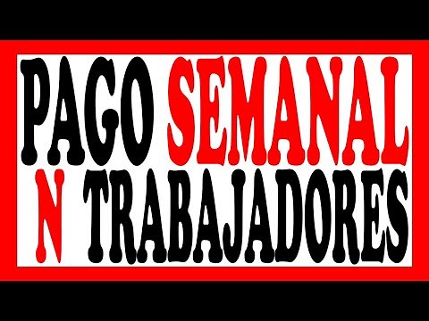 Una empresa les paga a sus empleados con base en las horas trabajadas en la semana