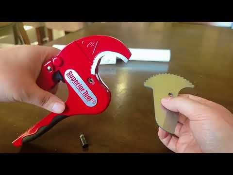 Quick Blade Change in *NEW PVC PipeLOK™