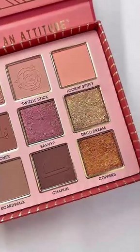 The Roaring 20's 12 Color Eyeshadow Palette - Soubrette Rude Cosmetics
