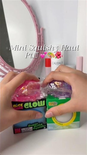 Mini Squishy Haul Pt.1!! 🤭🎨💕 #trending #unboxing #viral #squishy #asmr #needoh #haul #fyp