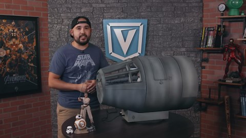 The 1:6 scale Millennium Falcon cockpit