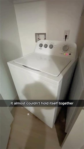 POV: Your Washing Machine Has a Personal Grudge Against Your Floor#funny #fyp #washingmachine