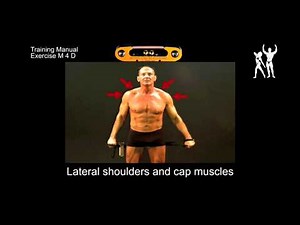 Isokinator Training - M4D exercise for toning lateral shoulders and cap muscles