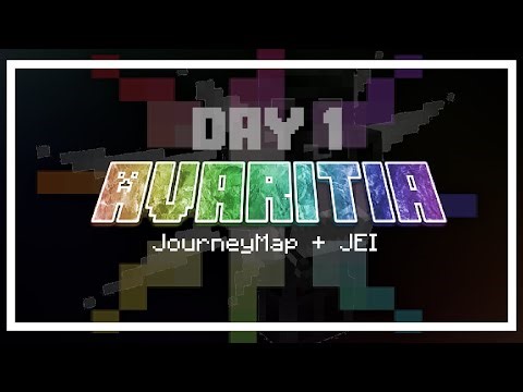 Beating Avaritia Mod (JourneyMap + JEI)〚DAY 1〛| 4x Speed, NO Mic |