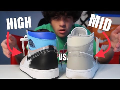 (WATCH BEFORE YOU BUY) Jordan 1 High VS. Jordan 1 Mid *Which is Better*