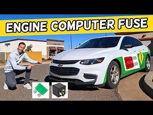 CHEVROLET MALIBU ENGINE COMPUTER FUSE LOCATION 2016 2017 2018 2019 2020 2021 2022 2023