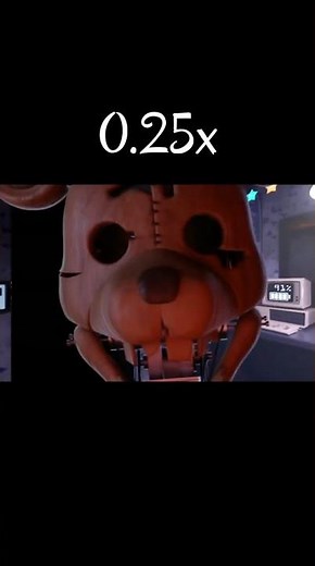 FNaC Remastered – The Rat – Jumpscare 0.25x ➜ 2x