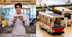 SFU student makes realistic TransLink buses out of LEGO (VIDEO) | Urbanized