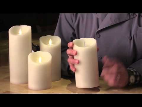 Flameless Mirage Flickering Flame Candles from Sterno Products