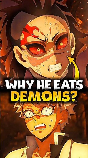 Why Genya Eats Demons? Dark Secret revealed! #shorts #demonslayer