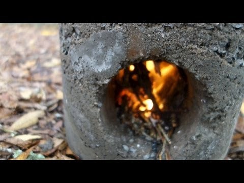 A Heavy Duty $6 DIY Rocket Stove