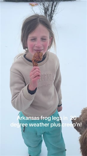 Arkansas frog legs in 19/20 degree weather plus creep’n! | Frogs Of TikTok