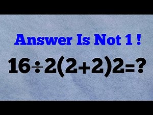 USA | This Simple Math Question Stumps Everyone!